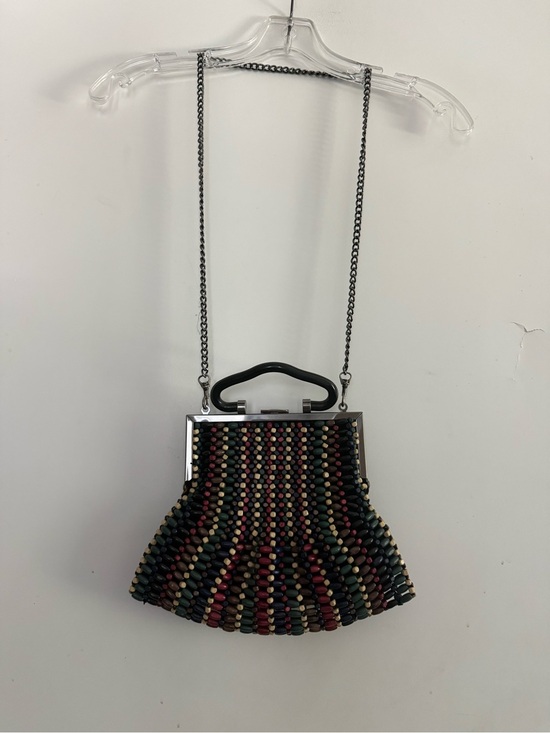 Patricia Nash Handbags - Patricia Nash Almarza Small Forest Bead Wood Clutch/Shoulder Bag